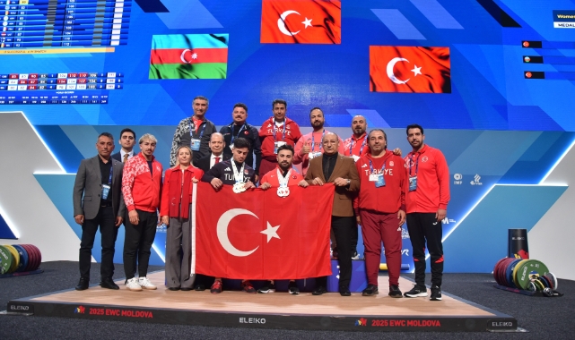 Avrupa Halter Şampiyonası'nda üçüncü günde 6 madalya