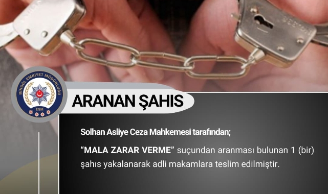 Bingöl’de aranan 4 şüpheli yakalandı