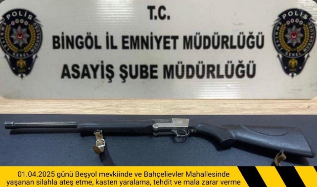 Bingöl’de asayiş olayına karışan 7 kişi yakalandı