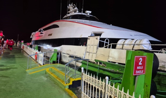 Bursa Büyükşehir'den deniz otobüsü yangını ile ilgili açıklama geldi