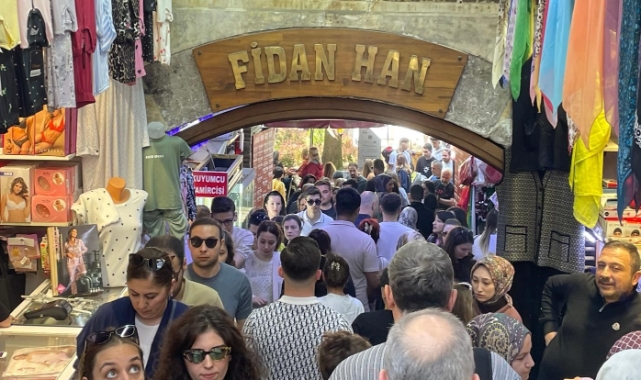 Bursa'da hafta sonu yoğunluğu