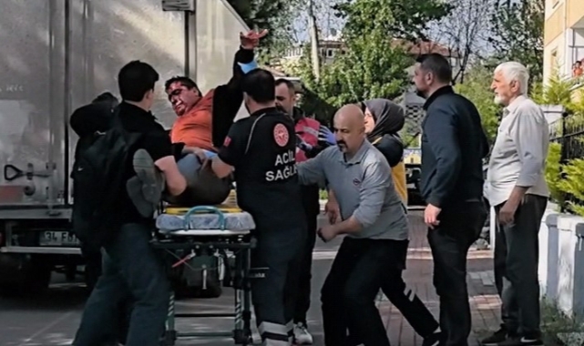 Bursa'da kamyonetle çarpışan motosiklet sürücüsü ağır yaralandı