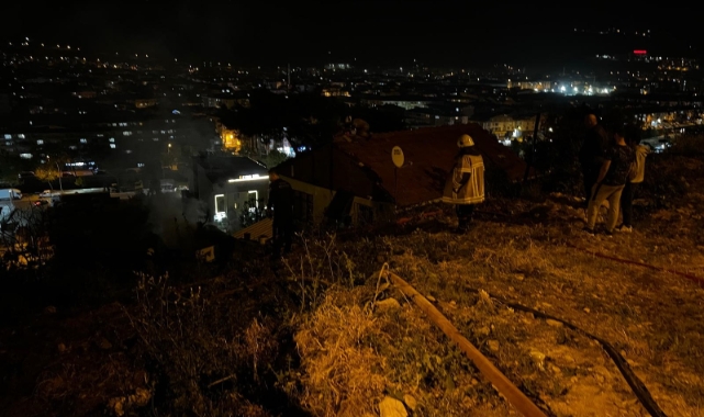 Bursa’da korkutan odunluk yangını