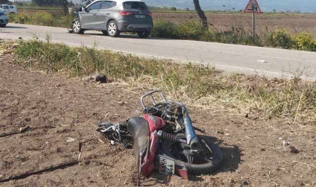 Bursa'da motosiklet ile otomobil çarpıştı! 1 ölü