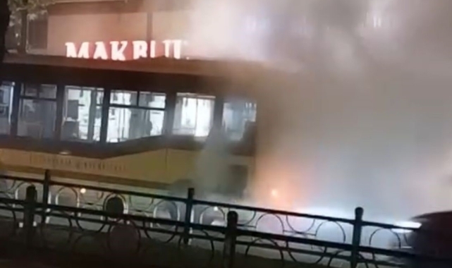 Bursa'da panik dolu anlar! Çevreyi duman sardı