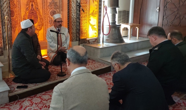 Bursa'da şehit polisler için okunan hatimlerin duası yapıldı
