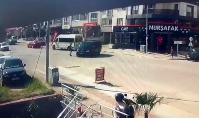 Bursa'da sürücüsüz araç harekete geçti! Facia teğet geçti
