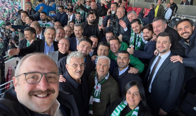 Bursa protokolünü buluşturan fotoğraf