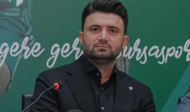 Bursaspor Başkanı Enes Çelik'ten gelecek sezon açıklaması!