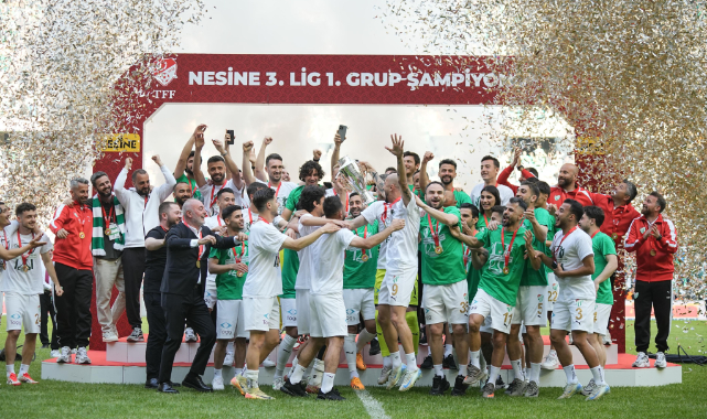 Bursaspor şampiyonluk kupasına kavuştu!