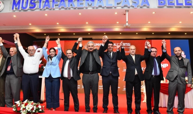 CHP Mustafakemalpaşa'da Gökhan Demir güven tazeledi