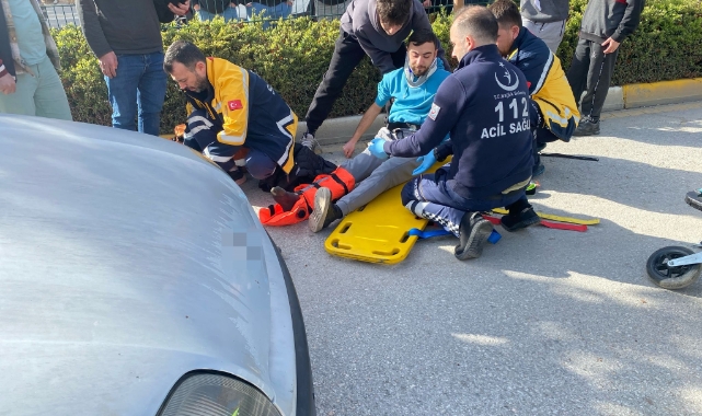 Çorum’da otomobil ile motosiklet çarpıştı: 1 yaralı