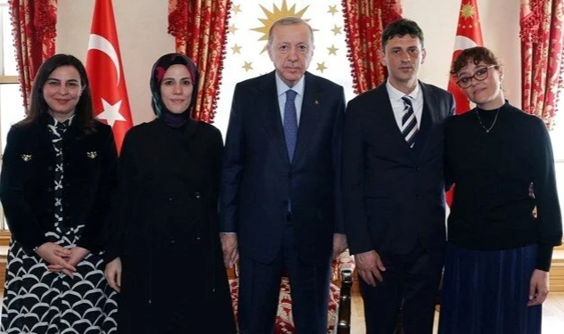 Cumhurbaşkanı  Erdoğan, Ahmet Minguzzi'nin ailesini kabul etti
