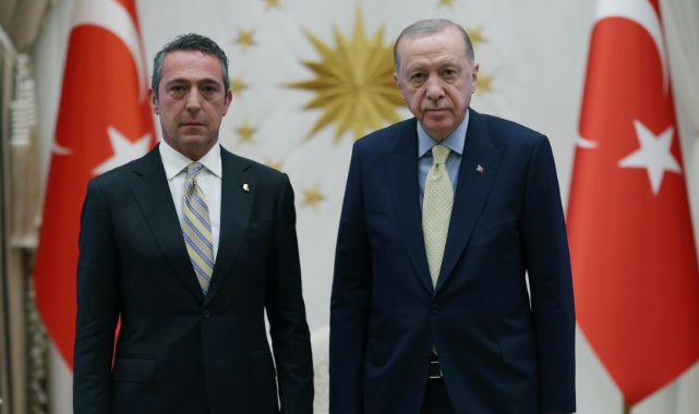 Cumhurbaşkanı Erdoğan ile Fenerbahçe Başkanı Ali Koç görüştü