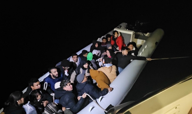 Didim’de 14 düzensiz göçmen yakalandı