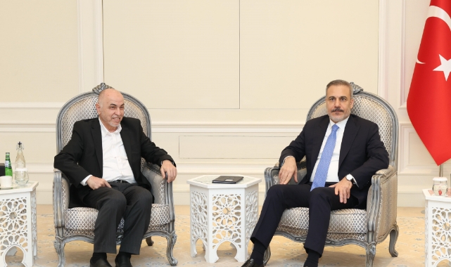Dışişleri Bakanı Fidan Hamas Şura Meclisi Başkanı Derviş ile görüştü