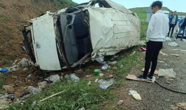 Diyarbakır'da trafik kazası! 1 ölü 1 yaralı