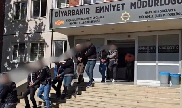 Diyarbakır merkezli uyuşturucu operasyonları! 29 tutuklama