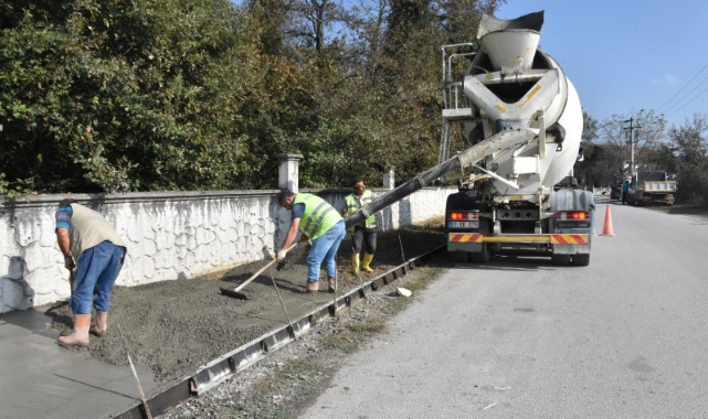 Düzce’de 3 ay da 3,71 kilometre yeni yol açıldı