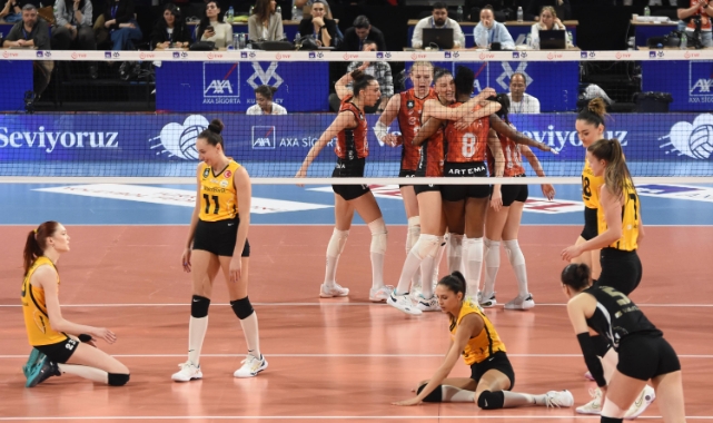 Eczacıbaşı Vakıfbank’ı 3-2 mağlup etti!
