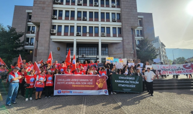 Eğitim İş Bursa Şubesi: "Proje değil, adalet istiyoruz"