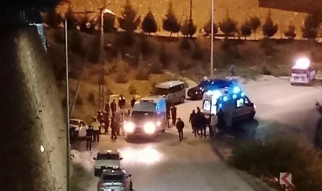 Elazığ’da otomobil elektrik direğine çarptı : 3 yaralı