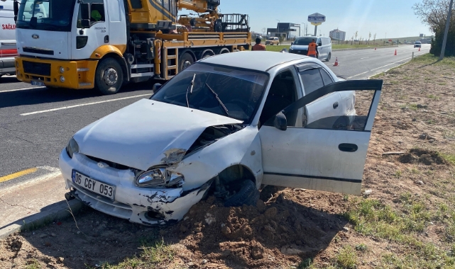 Elazığ’da otomobil ile tır çarpıştı! 1 yaralı
