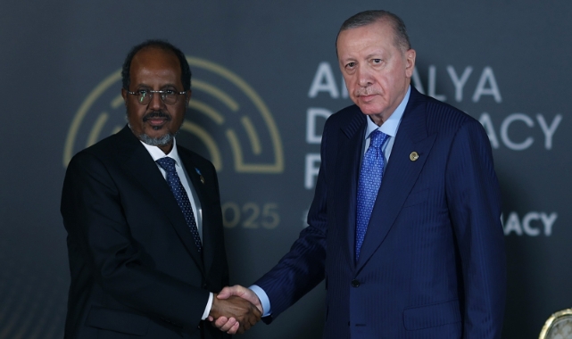 Erdoğan Somali Cumhurbaşkanı Mahmud ile görüştü