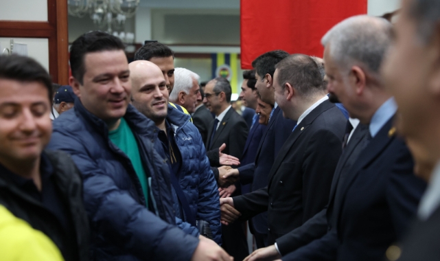 Fenerbahçe’de geleneksel bayramlaşma töreni yapıldı