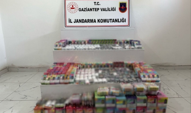 Gaziantep'te 2 milyon TL değerinde kaçak elektronik sigara ele geçirildi