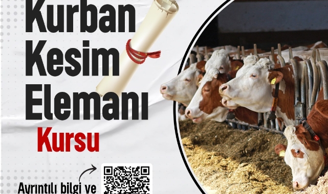 İnegöl Belediyesi'nden kurban kesim kursu