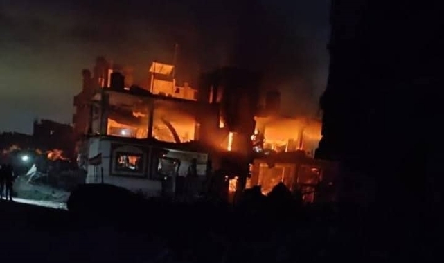 İsrail Gazze’de UNRWA’ya ait un dağıtım noktasını vurdu