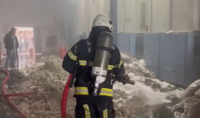 Kahramanmaraş'ta fabrika yangını