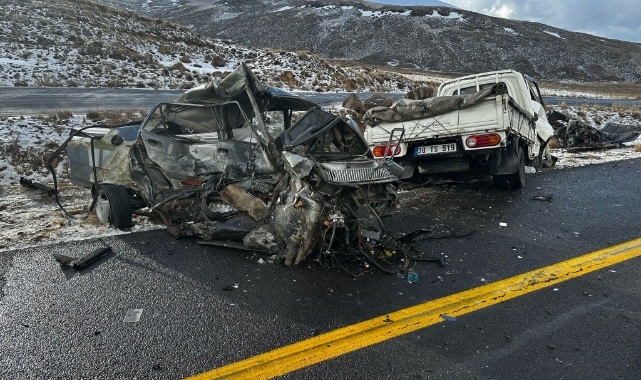 Kayseri'de feci kaza! 1 ölü 1 yaralı