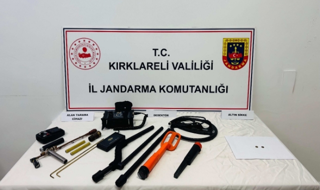 Kırklareli merkezli 3 ilde kaçak kazı operasyonu!