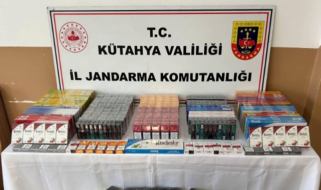 Kütahya’da kaçak sigara operasyonu