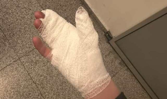 Kutlamalar meşale yanığıyla bitti