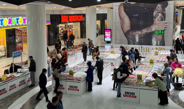 Mardian Mall'da kitap fuarı ziyaretçilerini bekliyor
