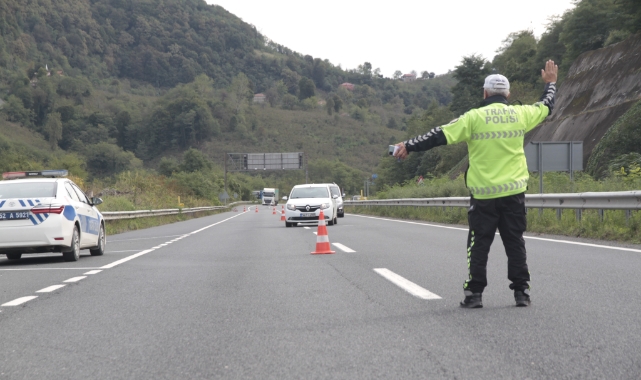Ordu’da bir haftada yaklaşık 16 bin araç ve sürücüsü denetlendi