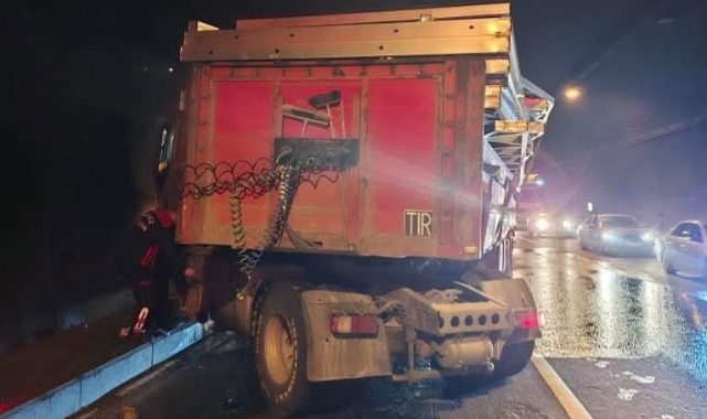 Osmaniye'de tünelde trafik kazası