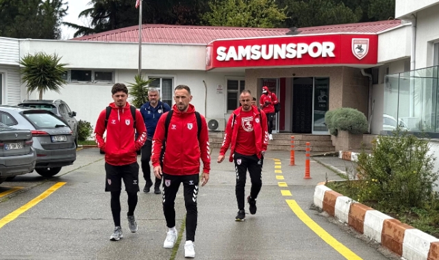 Samsunspor Alanyaspor deplasmanı için yola çıktı