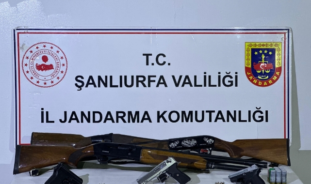 Şanlıurfa'da silah kaçakçılığı operasyonu: 22 gözaltı