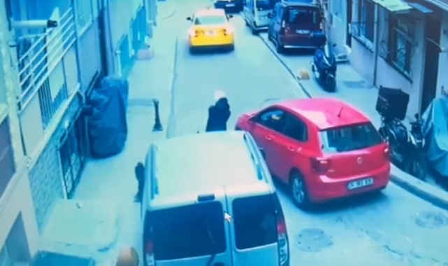 Tartıştığı kadının bindiği taksiye ateş açtı