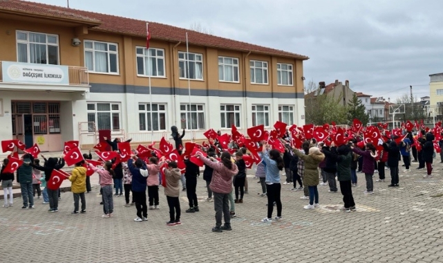 Tavşanlı Dağçeşme İlkokulu'nda 23 Nisan Coşkusu şimdiden başladı