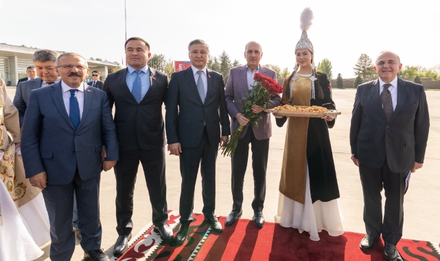 TBMM Başkanı Kurtulmuş Kırgızistan'da