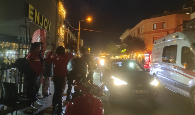 Tekirdağ'da motosiklet kazası: 1 yaralı