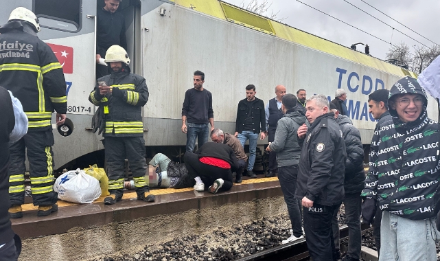 Tren ile peron arasında sıkışan kadın yaralandı