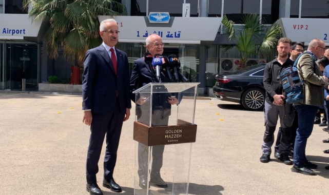 Ulaştırma ve Altyapı Bakanı Uraloğlu, Şam'da