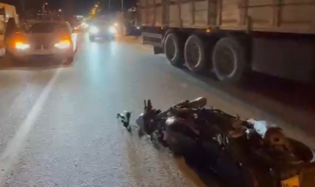 Van’da motosiklet ile otomobil çarpıştı!