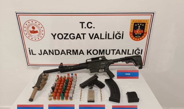 Yozgat'ta ruhsatsız tabanca ve av tüfeği ele geçirildi